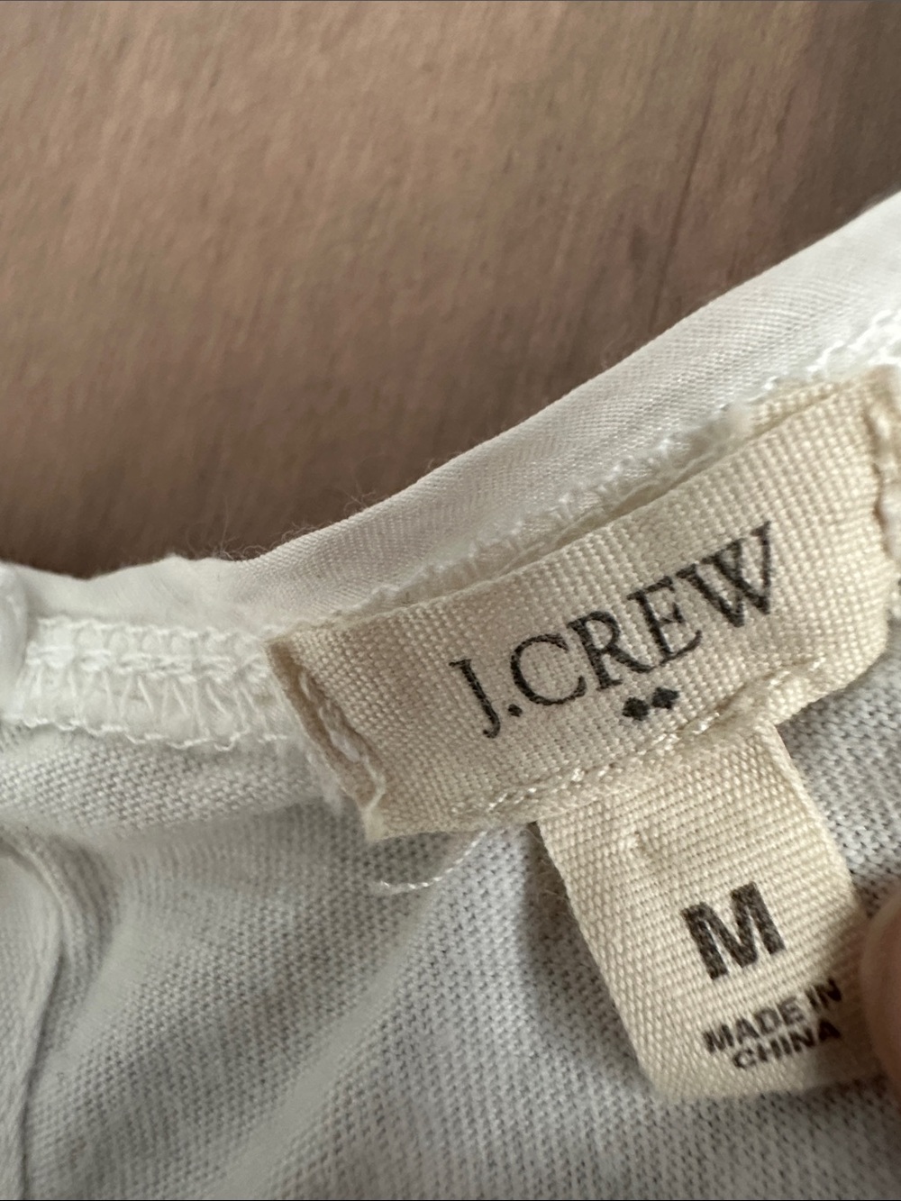 J Crew eyelet ¾ sleeve shirt size medium - Picture 3 of 8